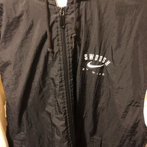 VINTAGE Nike Swoosh Big Logo Puffed Jacket EXTRA LARGE